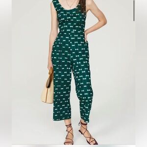 Busayo Collective Green Tie Back Jumpsuit Size 6